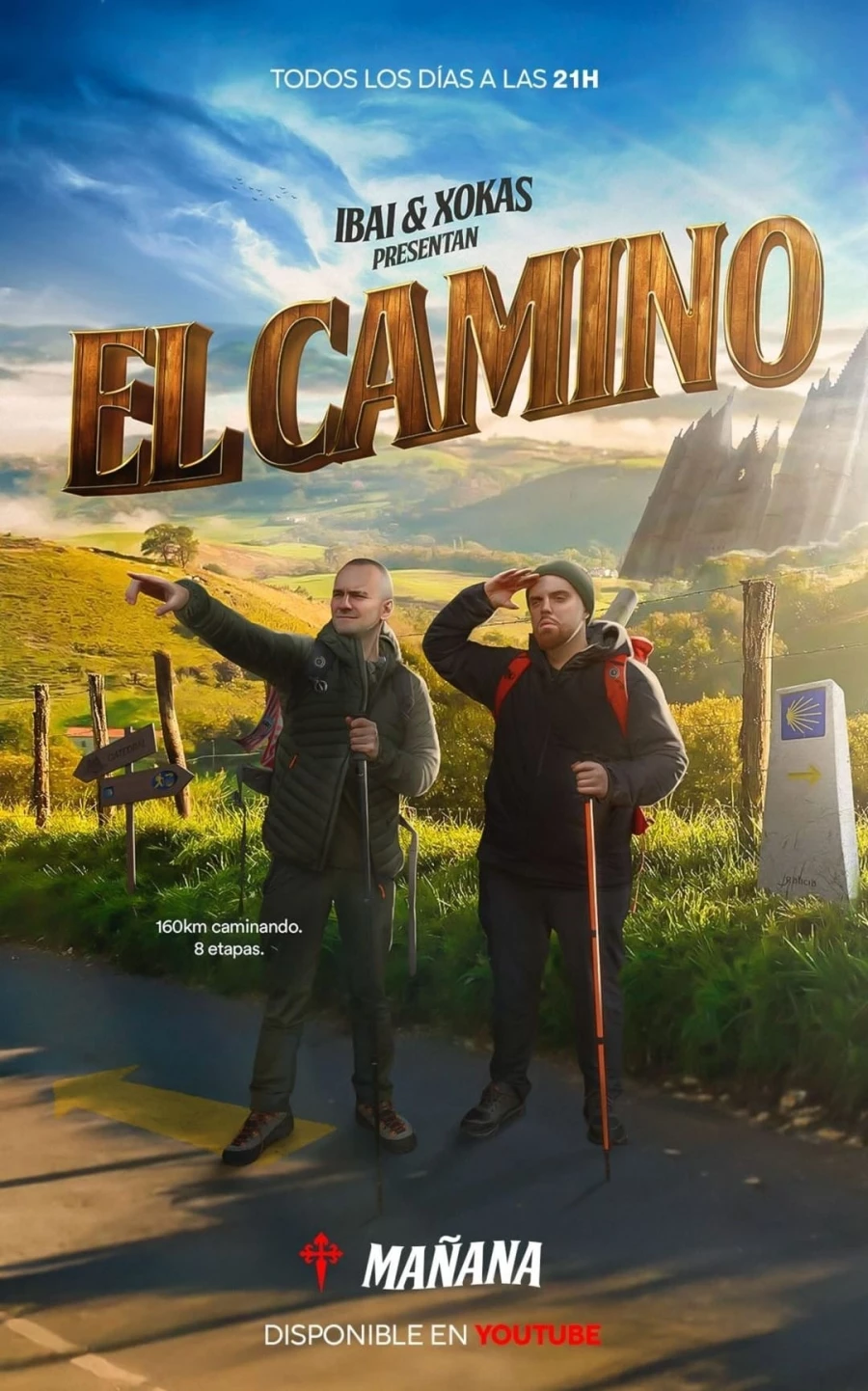 Ibai y El Xokas en el Camino de Santiago